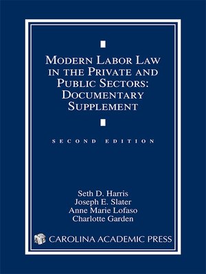cover image of Modern Labor Law in the Private and Public Sectors